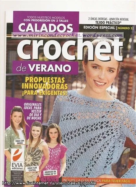 Revista para descargar Crochet Verano | Mi Rincon de Crochet