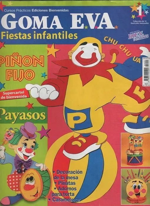 Revista para Fiestas Infantiles | Tidningar (Magazin) Goma Eva ...