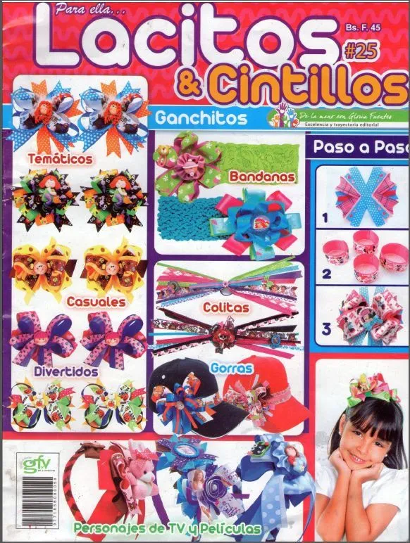 Revista Lacitos y Cintillos gratis | Accesorios de pelo | Pinterest