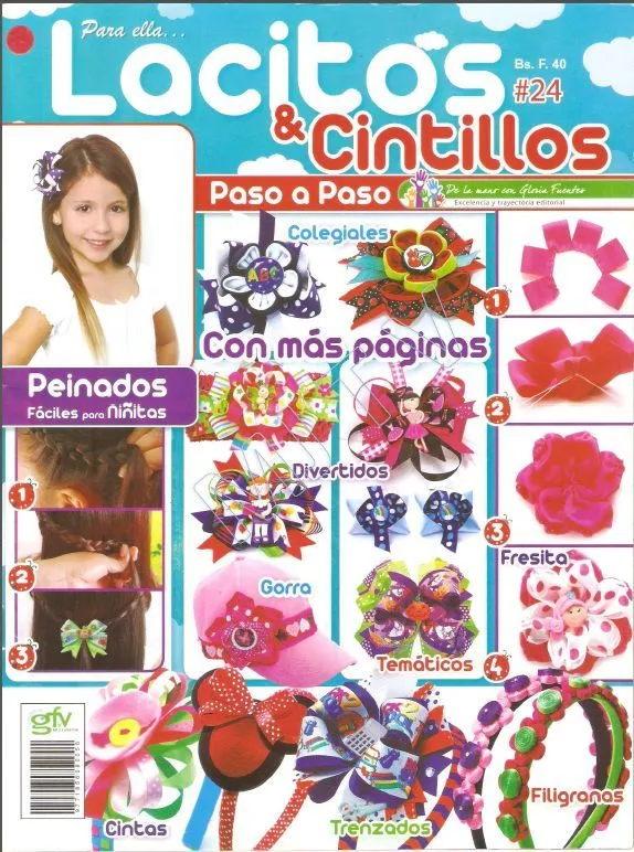 Revista Lacitos y cintillos No. 24 | GANCHOS | Pinterest