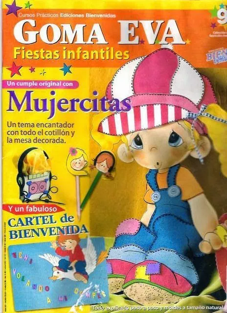 Revistas de manualidades Gratis: Fiestas infantiles foamy | Goma ...