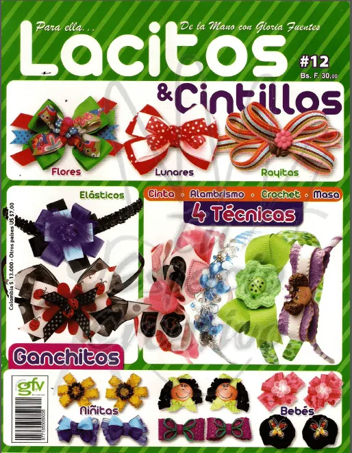 Revistas de manualidades Gratis: Revista Lacitos y Cintillos gratis