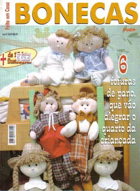 Revistas de muñecos: 2 revistas de muñecas de trapo
