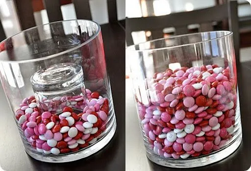 Reyna Orozco Meraz: Idea DIY centro de mesa con chocolates para el ...