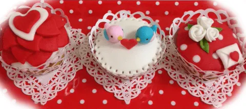 Las Cosas Ricas de Gaby!: Galletas y Cupcakes San Valentín