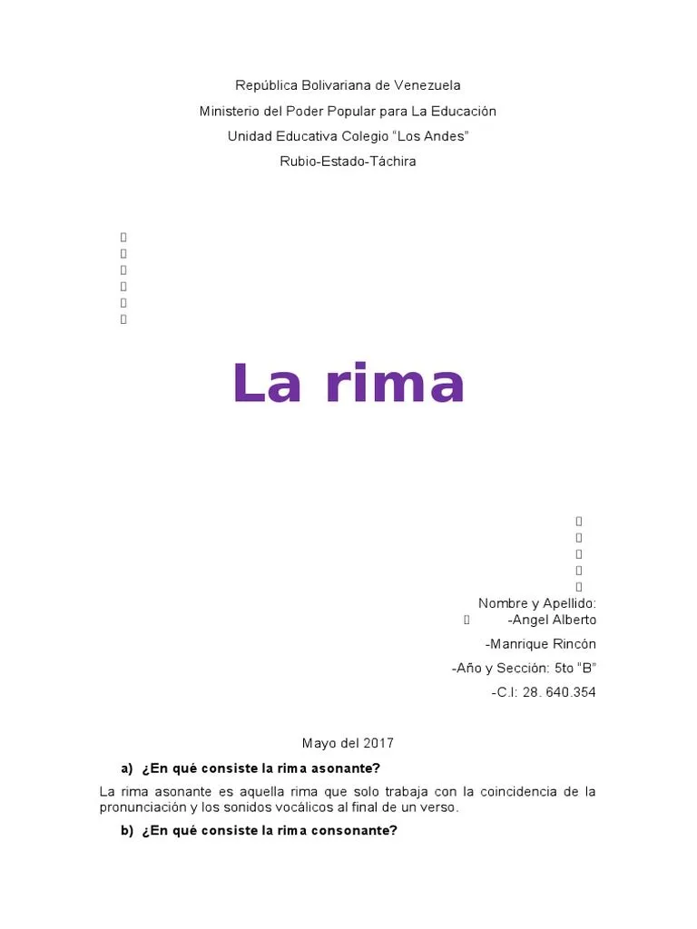 Rimas de Ender El Cabezon | PDF