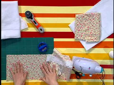 Rincón de Arte -- Apliques en sábanas para bebé - YouTube