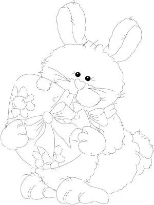 El rincon de la infancia: ♥ Lindos dibujos de conejitos para pascuas
