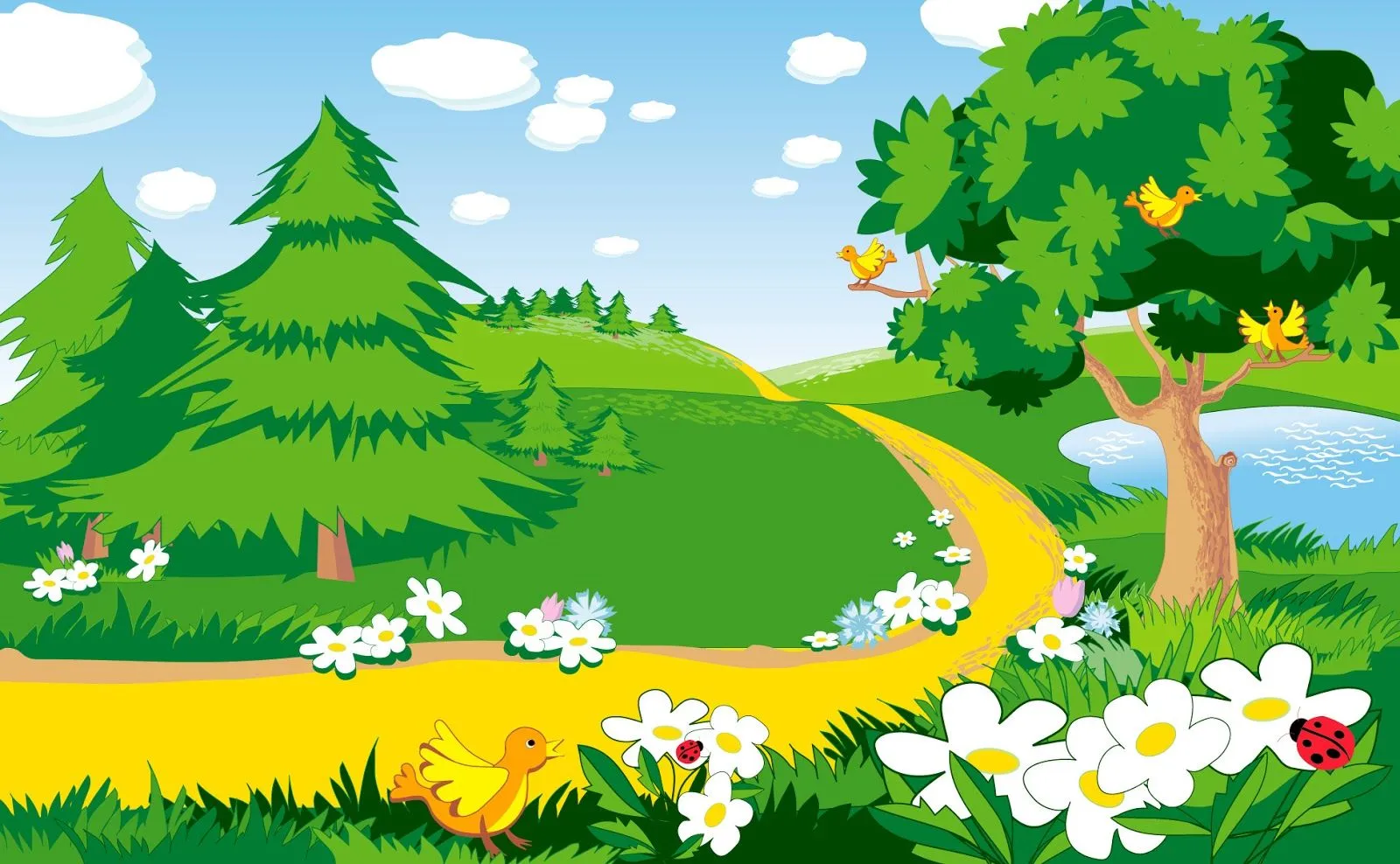 Rincón de Informática 3º y 4º grado: Primavera en el bosque Rincón de Informática 3º y 4º grado: Primavera en el bosque