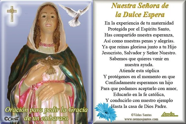 Rincón de la Oración: Estampas Oraciones de Nuestra Señora de la ...