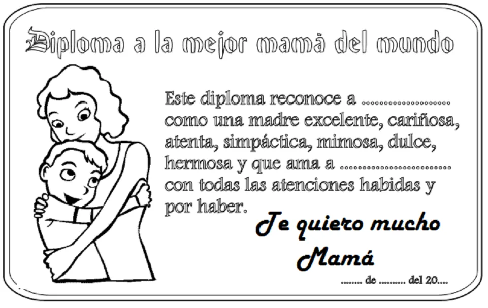 El rinconcito de los peques: Regalito para Mamá El rinconcito de los peques: Regalito para Mamá