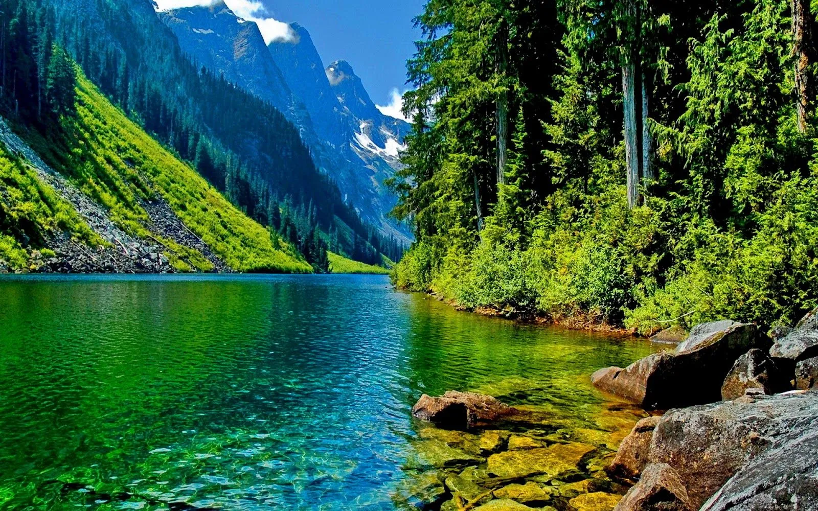 Río en las Montañas - Fondos de Pantalla HD - Wallpapers HD Río en las Montañas - Fondos de Pantalla HD - Wallpapers HD