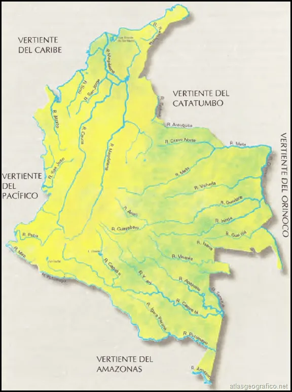 Rios de colombia con sus nombres - Imagui