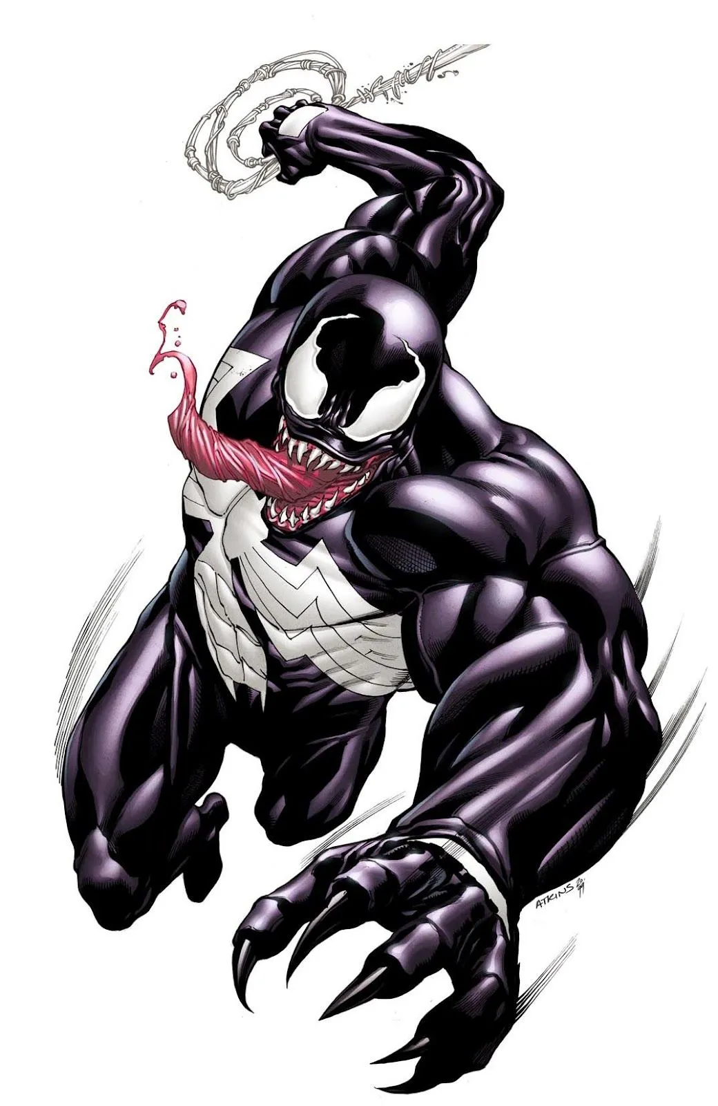 Robert Atkins Art: Venom colors...