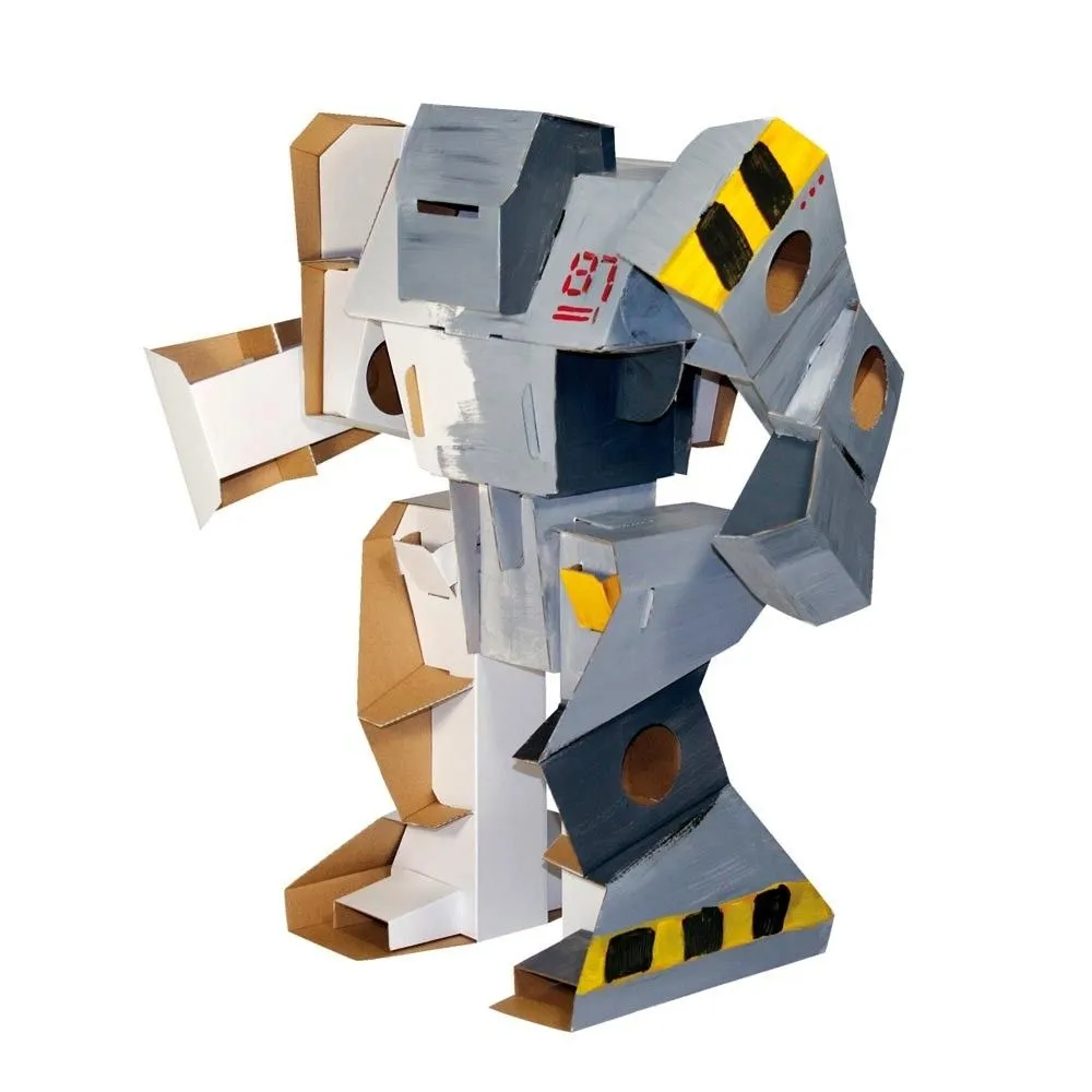 Robot de cartón Blanco Calafant - Juegos y juguetes Niños - Smallable Robot de cartón Blanco Calafant - Juegos y juguetes Niños - Smallable