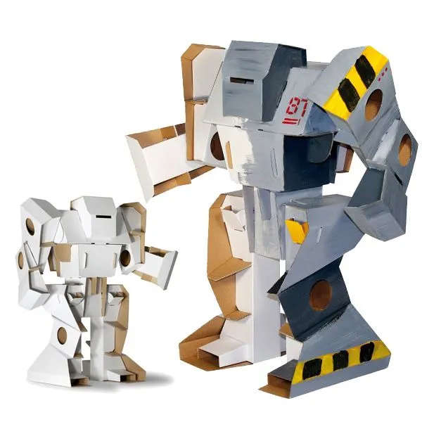 Gran Robot de Cartón de Calafant en MiniKidz