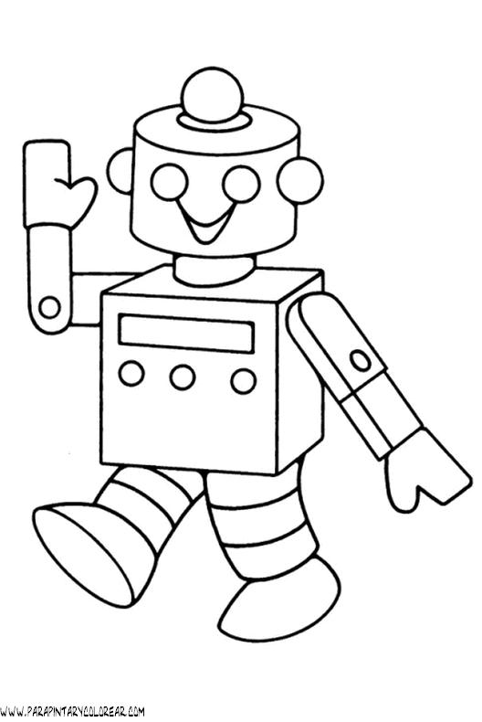 Robot dibujado - Imagui