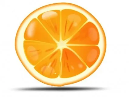 Rodaja De Naranja-Vector Clip Art-vector Libre Descarga Gratuita