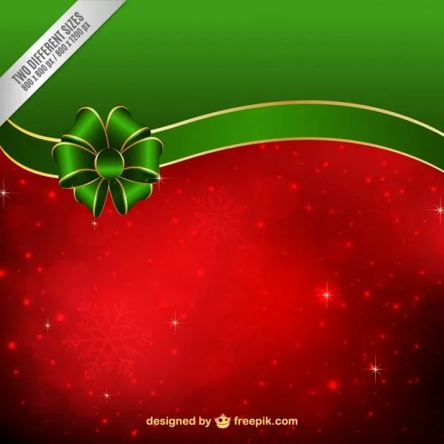 El rojo y el fondo verde de Navidad | Descargar Vectores gratis