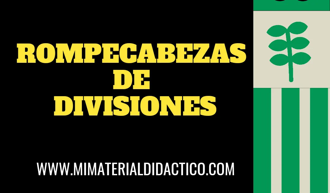 ROMPECABEZAS DE DIVISIONES | MATERIAL EDUCATIVO PRIMARIA