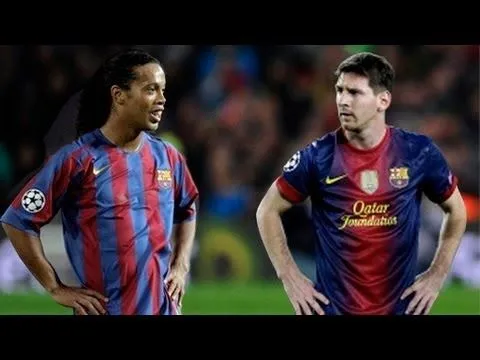 Ronaldinho vs Messi - YouTube