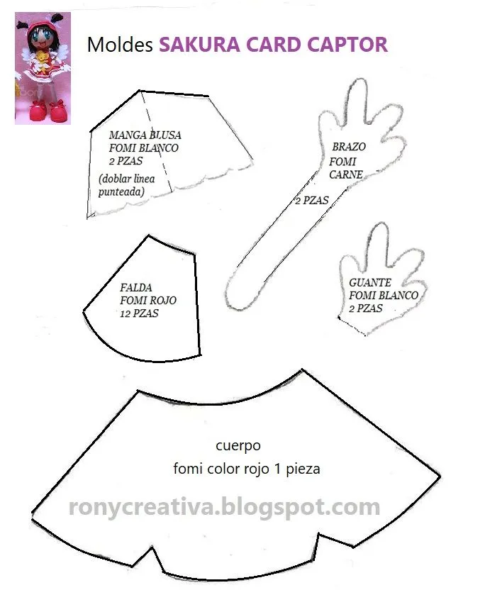 Ronycreativa blog de manualidades: Cómo hacer una linda fofucha hadita -  Muñecas de foamy en 3D / Fofuplumas