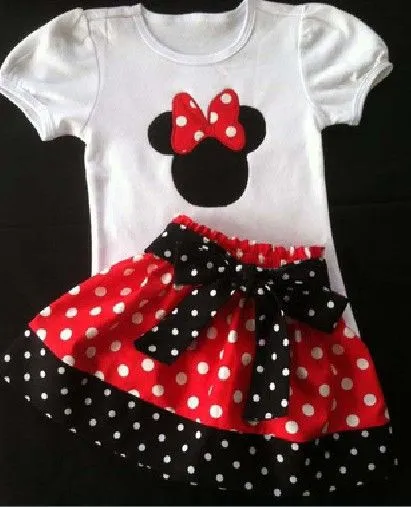 Vestido de niña de Minnie Mouse - Imagui