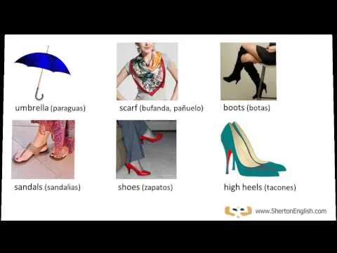 Ropa de Mujer - Vocabulario en Inglés - Women's Clothing | Sherton ...