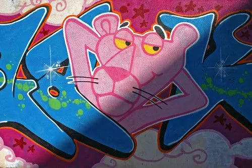 Rosa in graffiti - Imagui