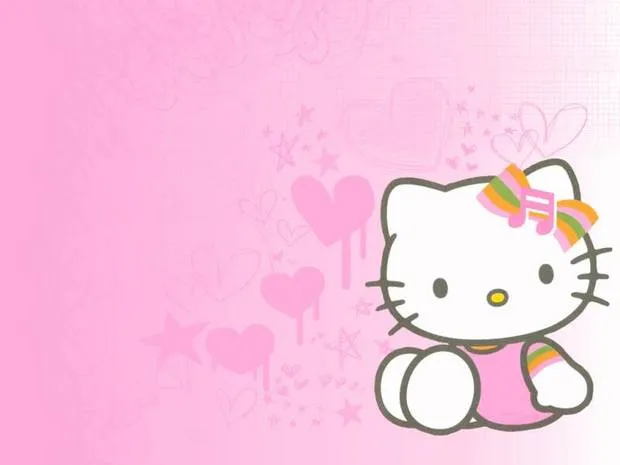 Fondos de escritorio Hello Kitty - Fondo hello kitty negro y rosa