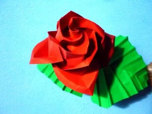 Rosa origami - Imagui