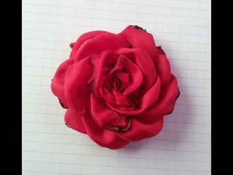 Rosas hechas con tela - Imagui