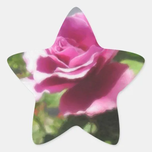 Rosas Moradas 4 Painterly Star Sticker from Zazzle. Rosas Moradas 4 Painterly Star Sticker from Zazzle.