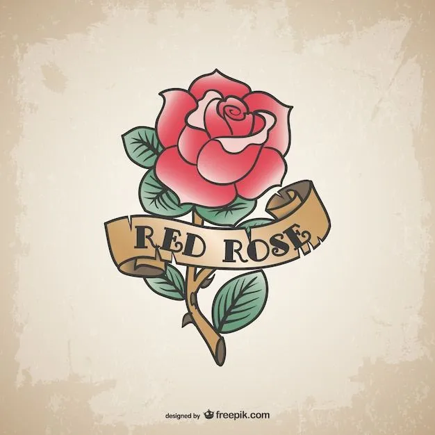 Rosas Tatuajes | Fotos y Vectores gratis