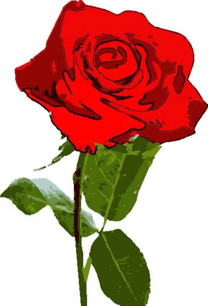 Rose Vector image - vector clip art online, royalty free & public ... Rose Vector image - vector clip art online, royalty free & public ...