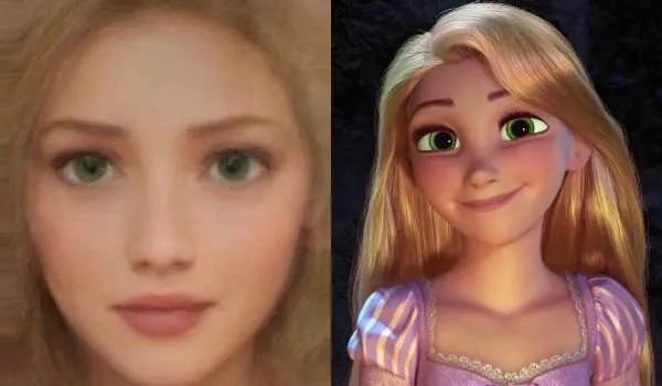Así serían los rostros de las princesas y personajes de Disney en ...