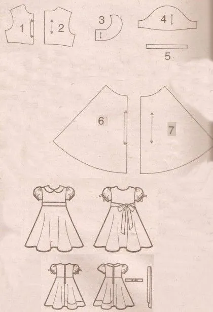 roupa de menina on Pinterest | Patrones, Little Dresses and Ruffle ...
