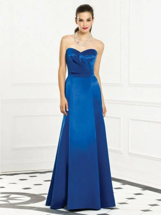 Royal blue: Vestidos color azul para damas de boda Royal blue: Vestidos color azul para damas de boda