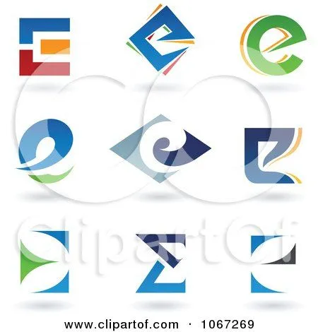 Royalty-Free (RF) Clipart of E Logos, Illustrations, Vector ...