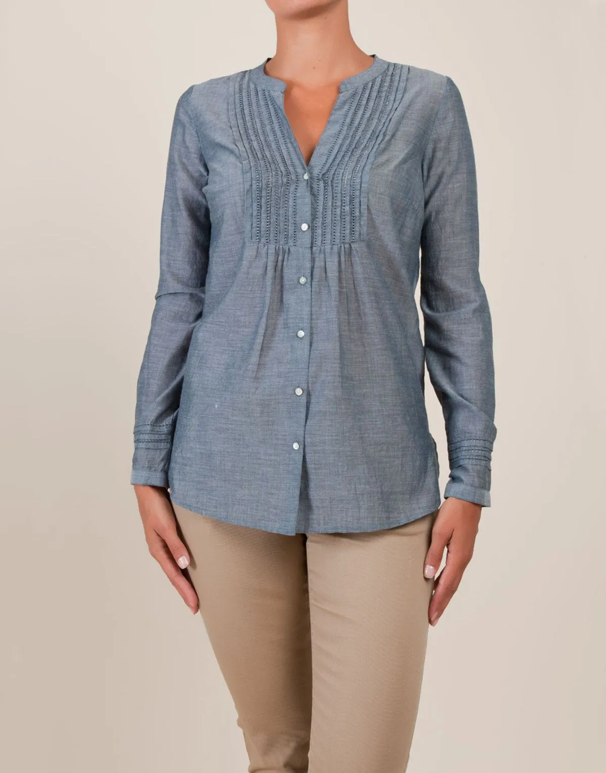 RUSH COLLECTION: BLUSAS PARA DAMAS EN CHAMBRAY