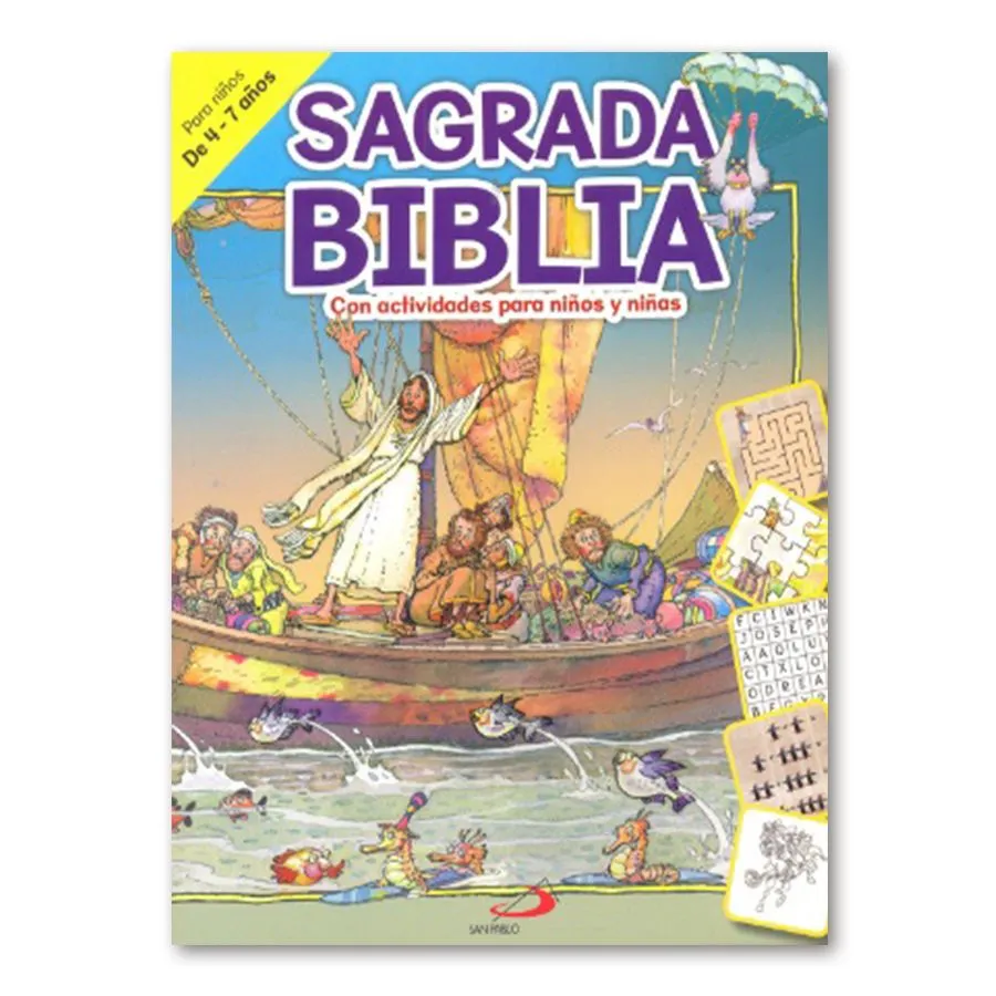 SAGRADA BIBLIA CON ACTIVIDADES PARA NIÑOS Y NIÑAS