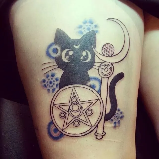 Luna Tattoo on Pinterest | Vegas Tattoo, Lucky Cat Tattoo and ...