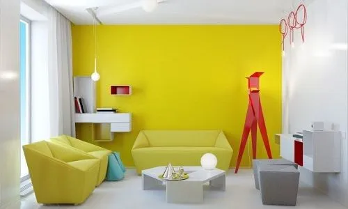 sala-decorada-en-color- ...