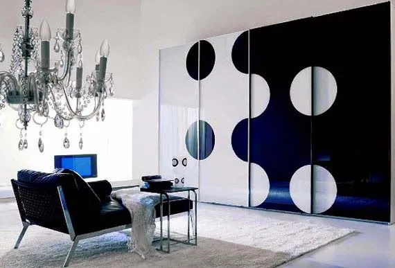 Salas modernas color blanco y negro - Ideas de salas con estilo