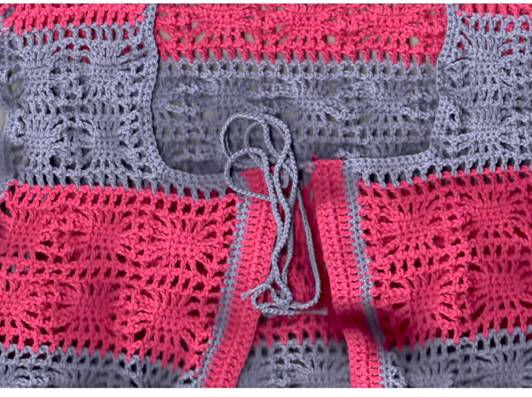 Como hacer un chaleco a crochet de niña - Imagui