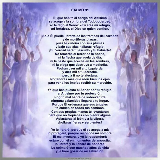 Salmo 91 en español catolico - Imagui
