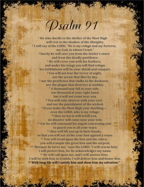 Imagenes del salmo 91 en español - Imagui