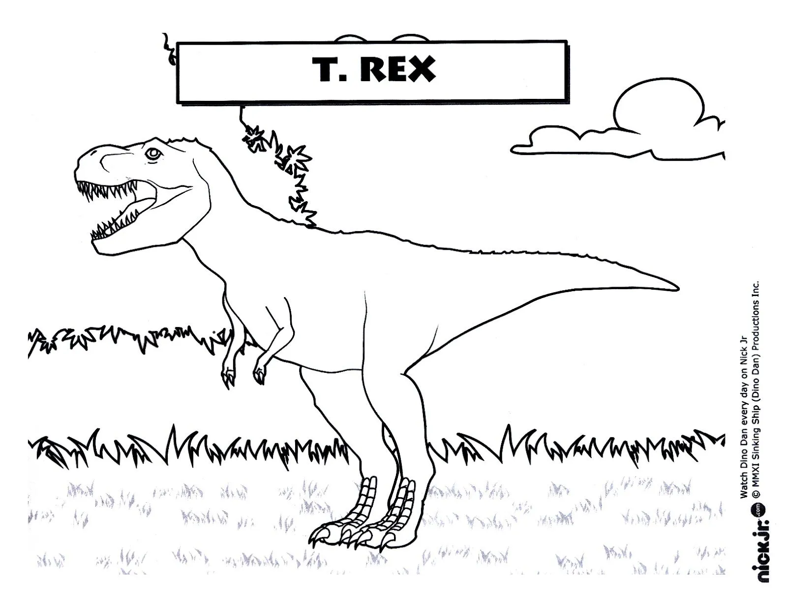 salvavidas: Coloreando Dinosaurios: El T. Rex
