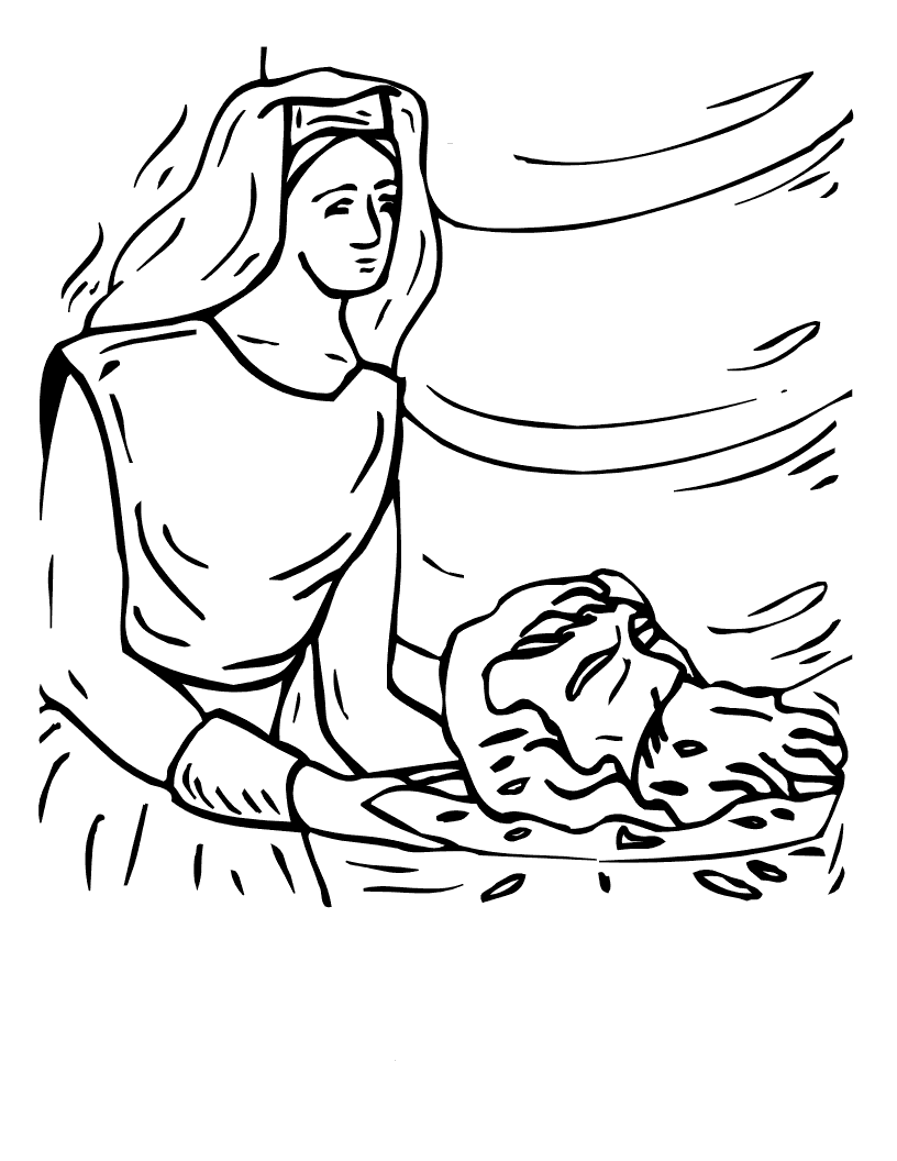 Dibujos Biblicos: Dibujo de Juan Bautista decapitado para colorear ... Dibujos Biblicos: Dibujo de Juan Bautista decapitado para colorear ...