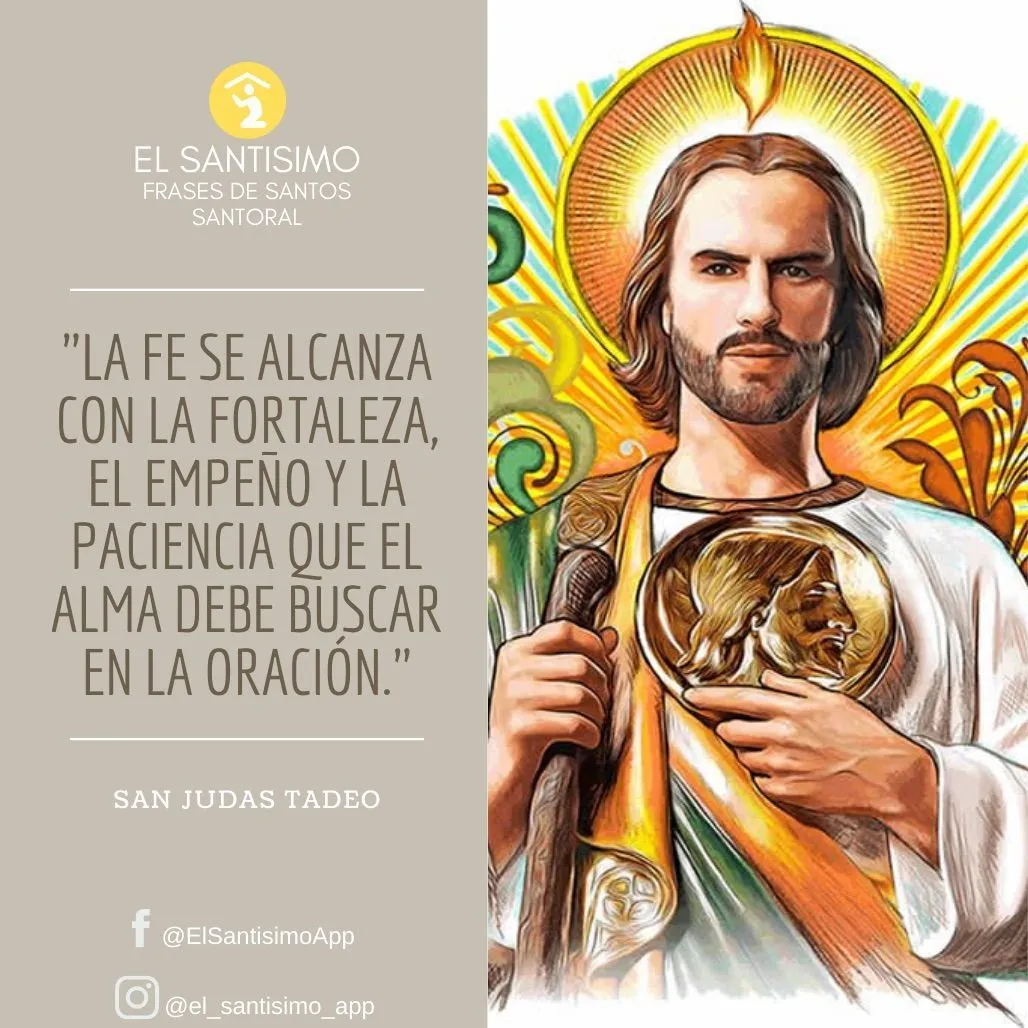 San Judas Tadeo App - Frases de Santos: San Judas Tadeo | Frases de santos, San  judas tadeo oracion, San judas